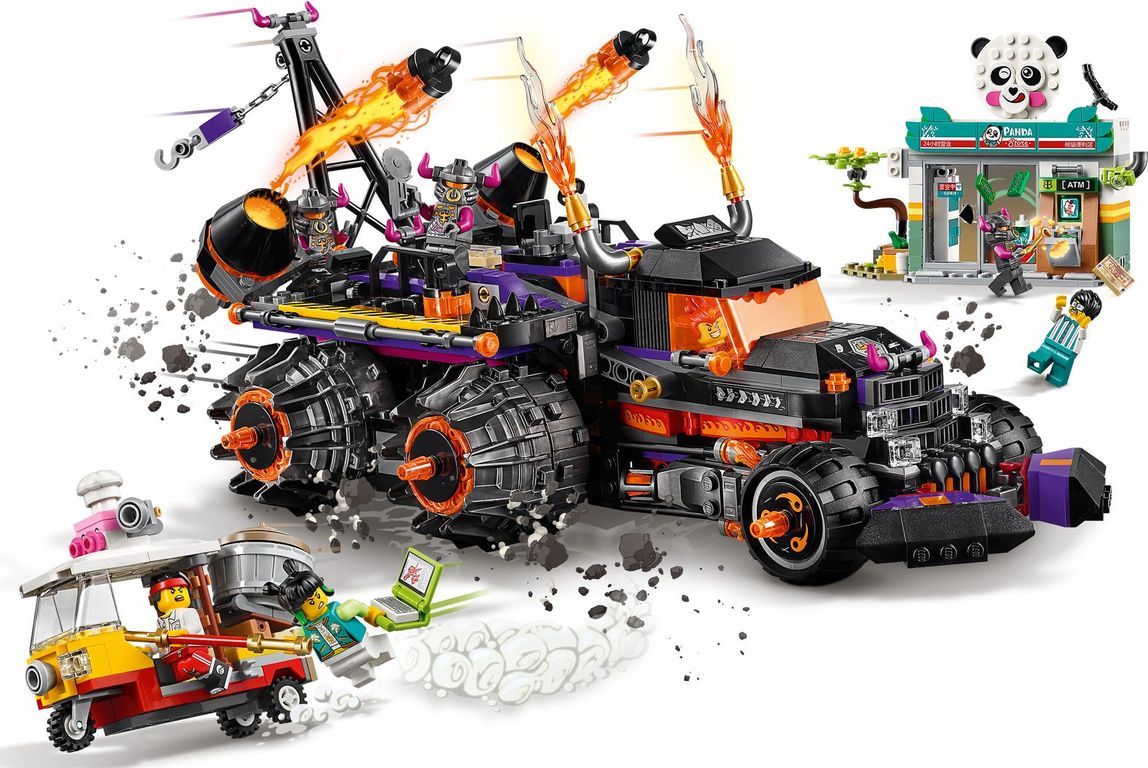 LEGO® Monkie Kid Red Son’s heltruck speelwijze