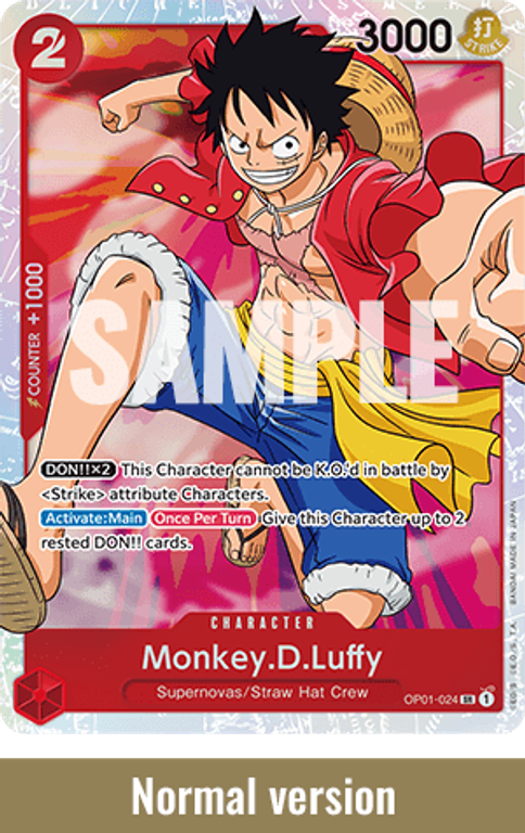 One Piece TCG: Romance Dawn - Booster Box kaart