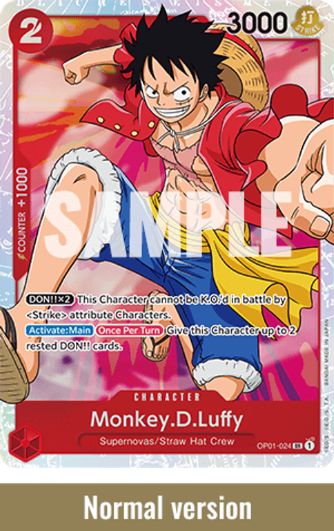 One Piece TCG: Romance Dawn - Booster Box karte