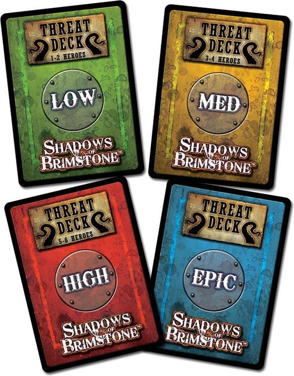 Shadows of Brimstone: Swamps of Death kaarten