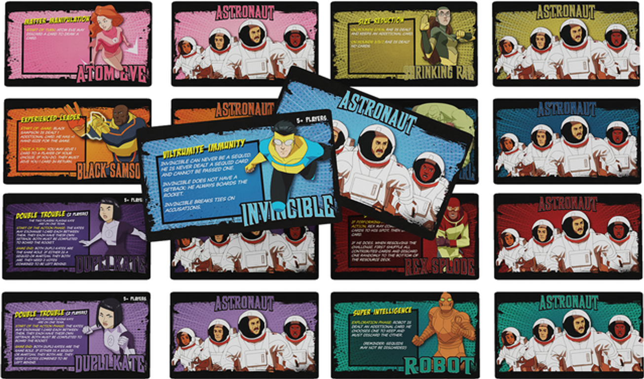 Invincible: Escape from Mars cards