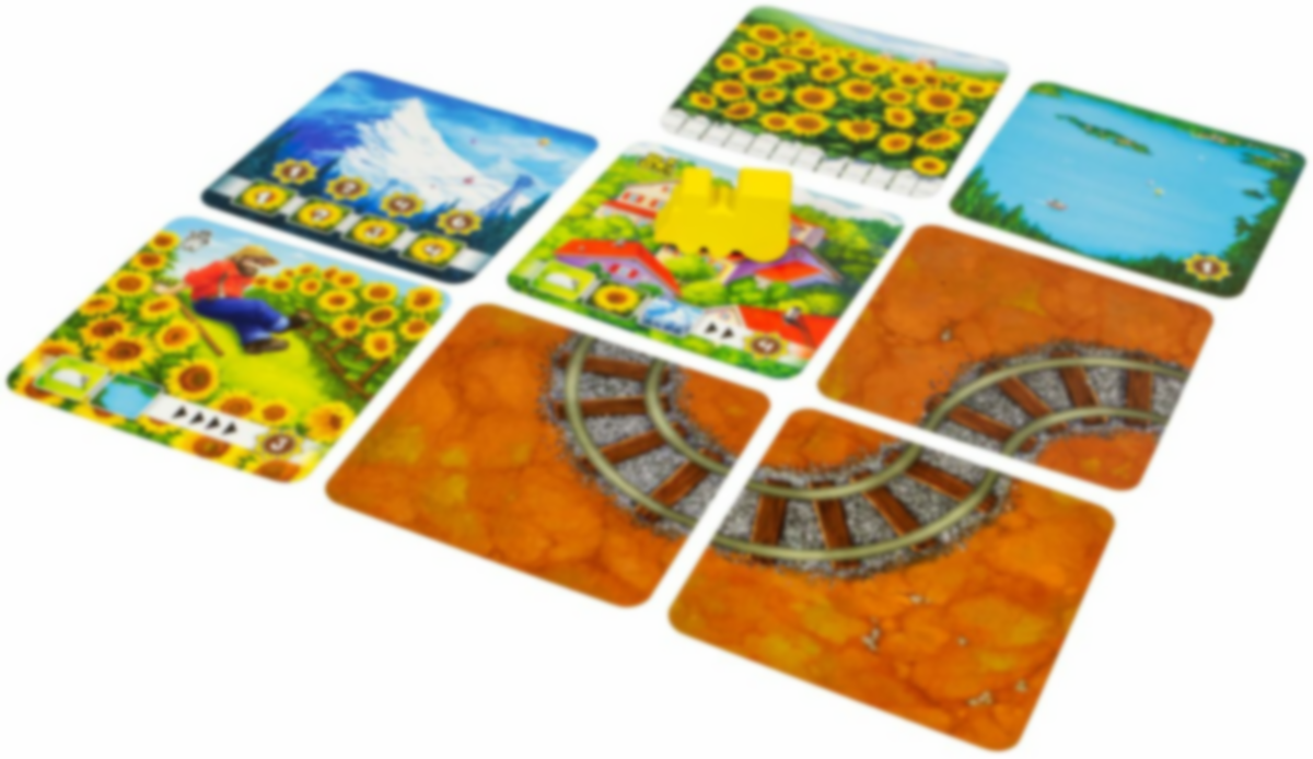 Sunflower Valley: A Tile-Laying Game tegels