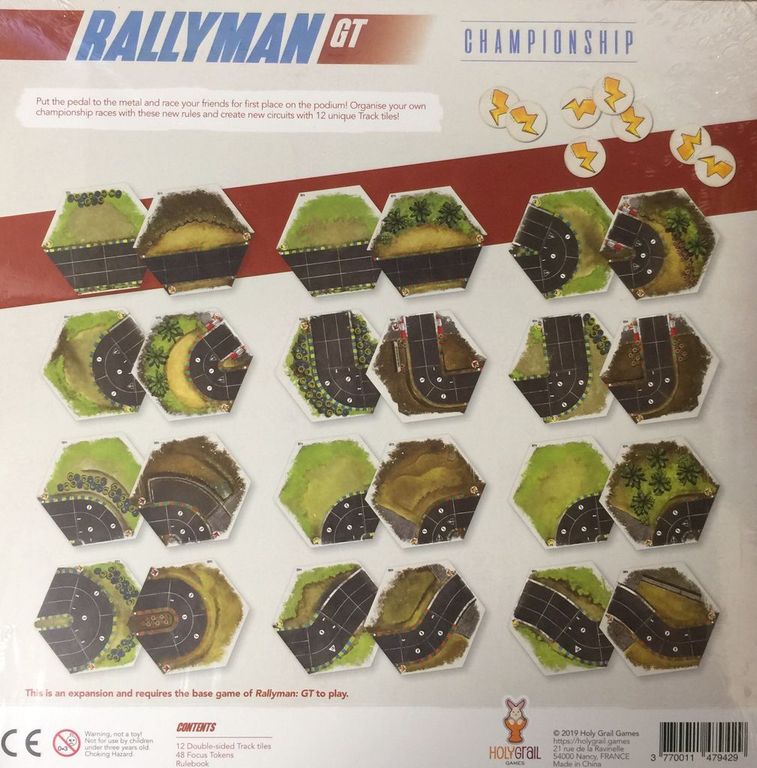 Rallyman: GT – Championship back of the box