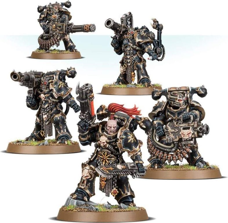 Chaos Space Marines Havocs (43-61) miniatures