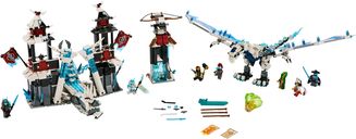 LEGO® Ninjago Le château de l'Empereur oublié composants