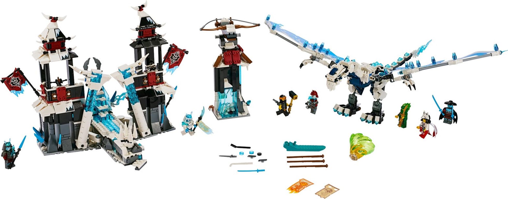 LEGO® Ninjago Castillo del Emperador Olvidado partes