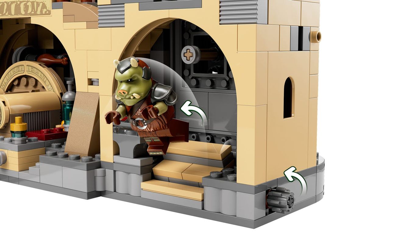 LEGO® Star Wars Boba Fett's Throne Room components