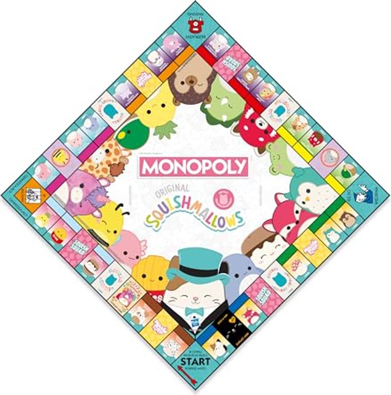 Monopoly: Squishmallows game board