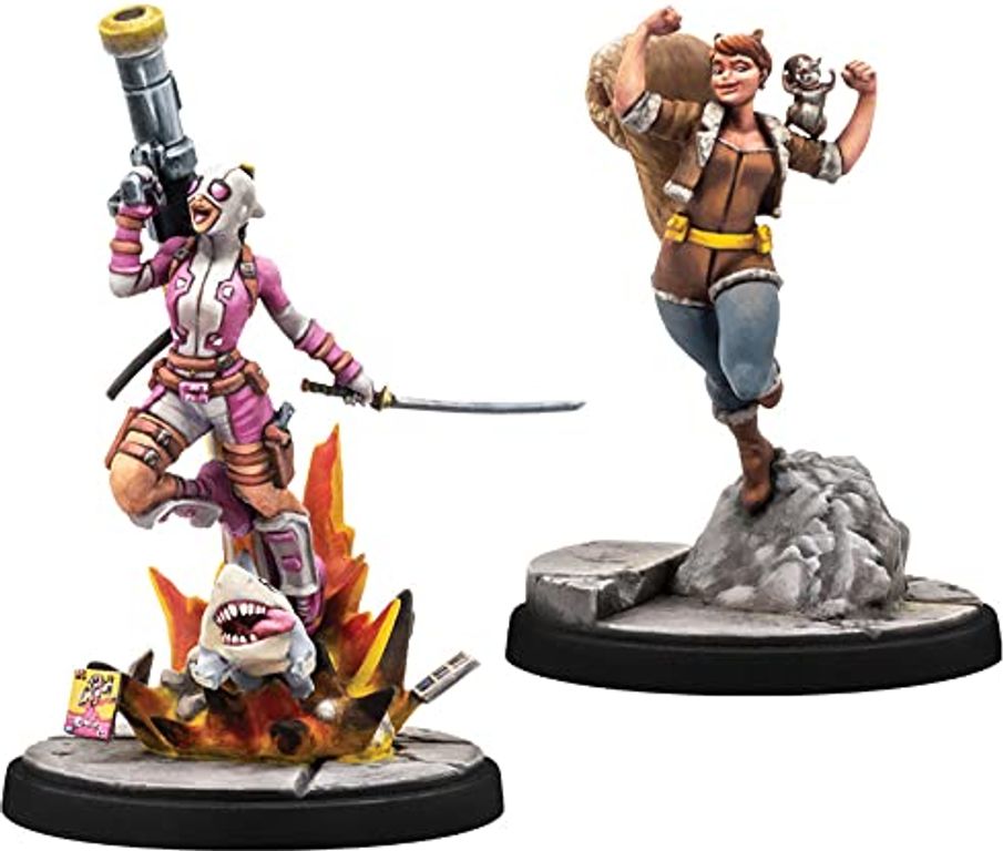 Marvel: Crisis Protocol – Squirrel Girl & Gwenpool miniatures