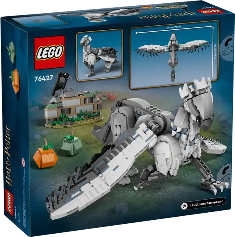 LEGO® Harry Potter™ Hippogreif Seidenschnabel rückseite der box