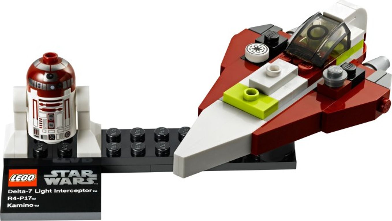 LEGO® Star Wars Jedi Starfighter & Planet Kamino componenten