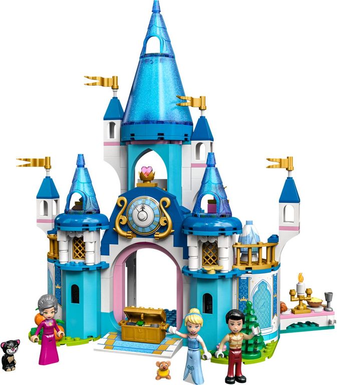 LEGO® Disney Cinderella and Prince Charming's Castle components