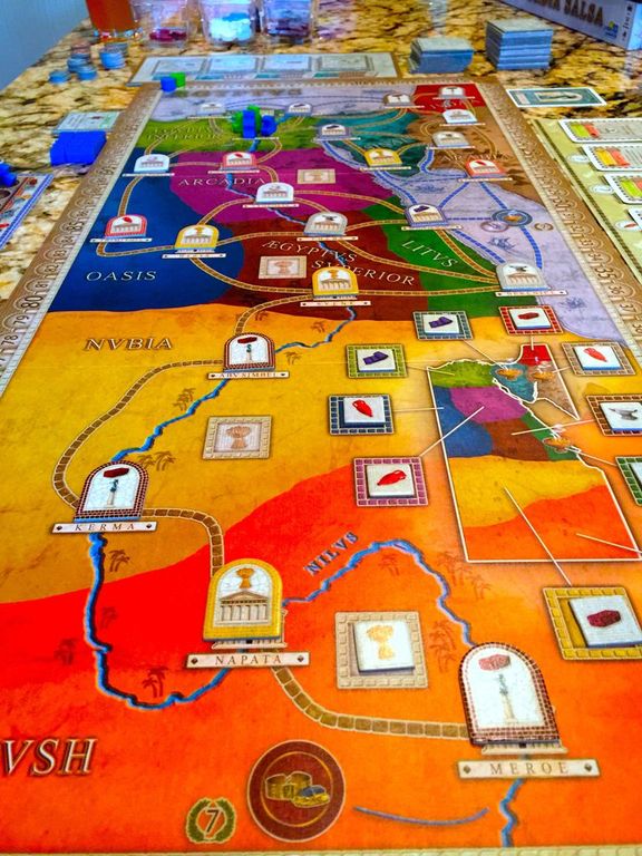 Concordia: Aegyptus / Creta game board