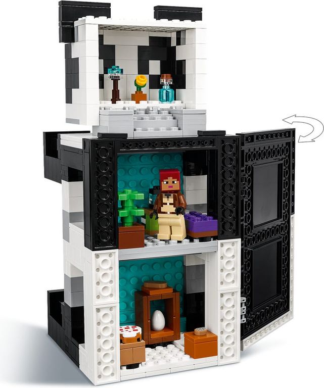LEGO® Minecraft The Panda Haven interior