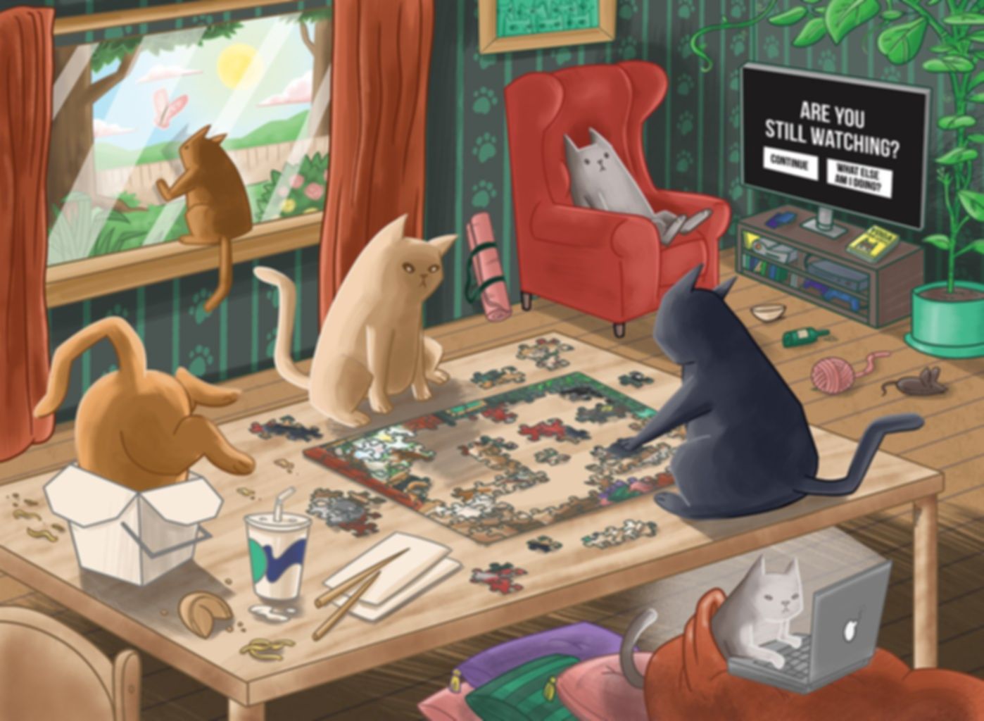 Exploding Kittens: Cats in Quarantine