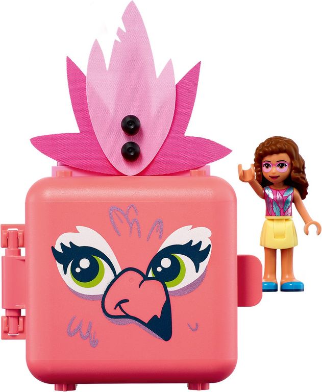 LEGO® Friends Le cube flamant rose d'Olivia boîte