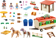 Playmobil® Country Pony Shelter with Mobile Home components