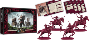 A Song of Ice & Fire: Tabletop Miniatures Game – Targaryen Heroes II componenten