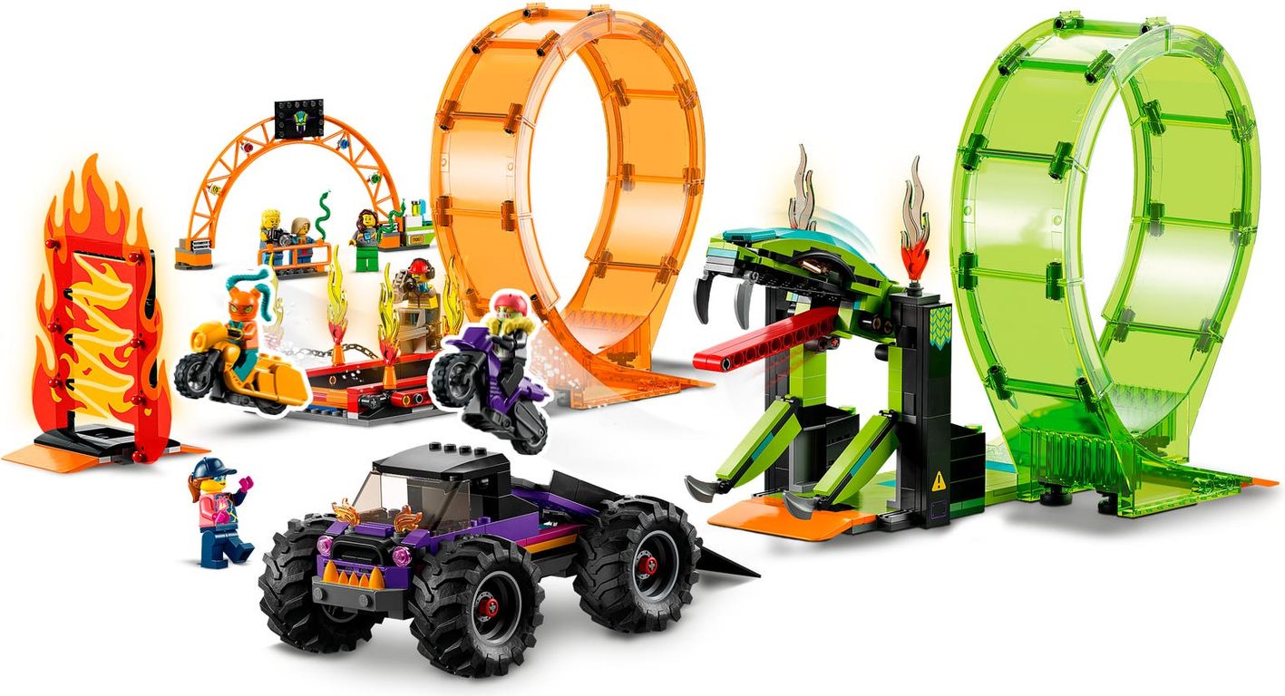 LEGO® City Stuntshow-Doppellooping spielablauf