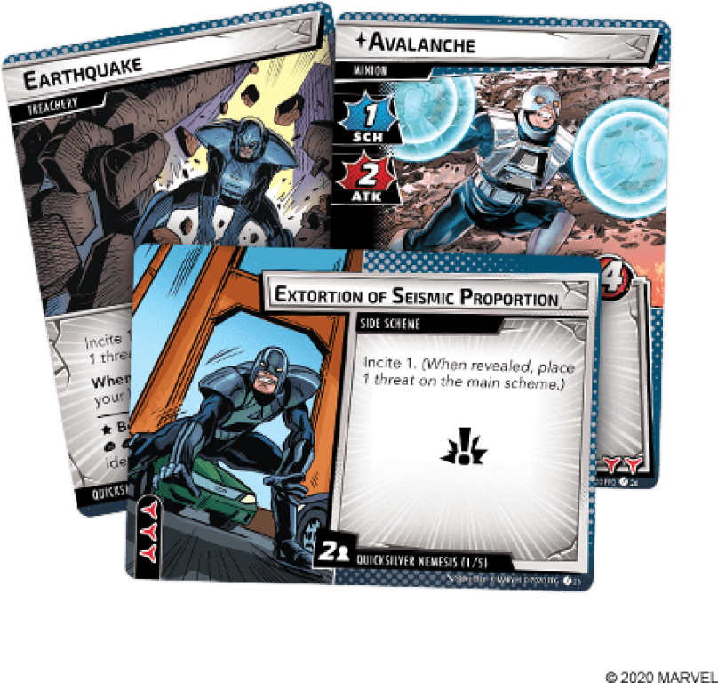 Marvel Champions: The Card Game – Quicksilver Hero Pack cards
