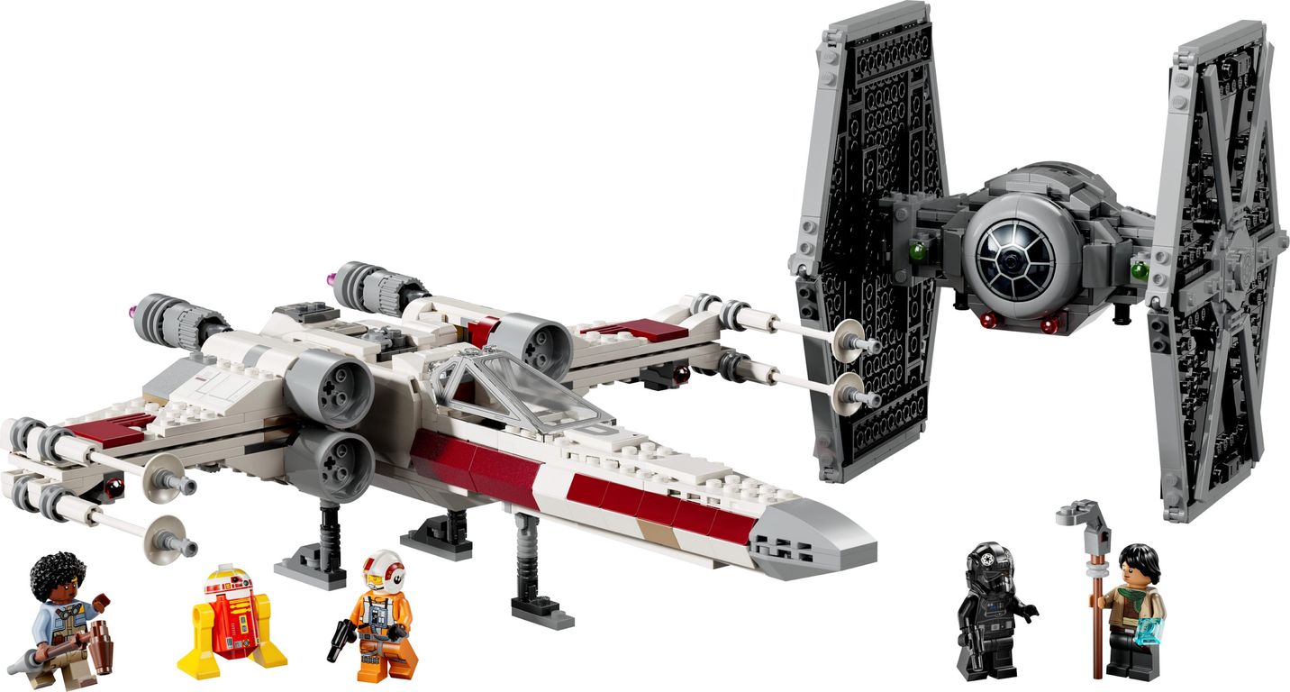 LEGO® Star Wars Mash-up TIE Fighter e X-Wing componenti