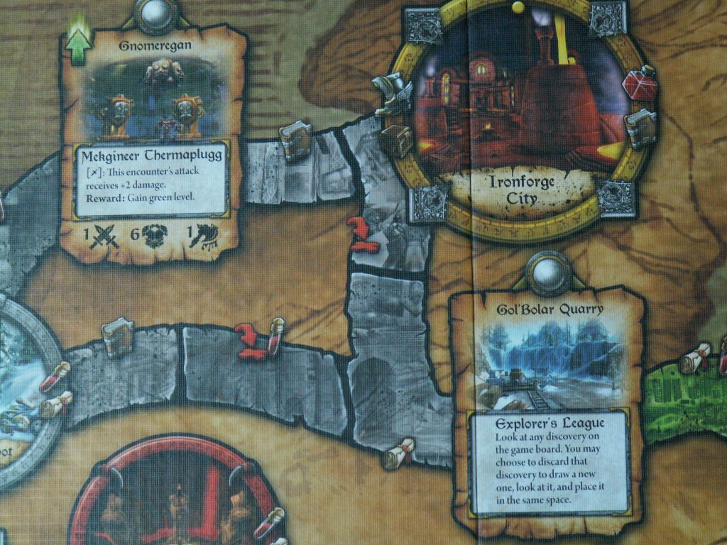 World of Warcraft: The Adventure Game game board