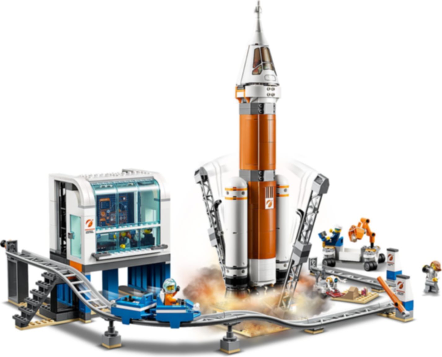 LEGO® City Deep Space Rocket and Launch Control gameplay