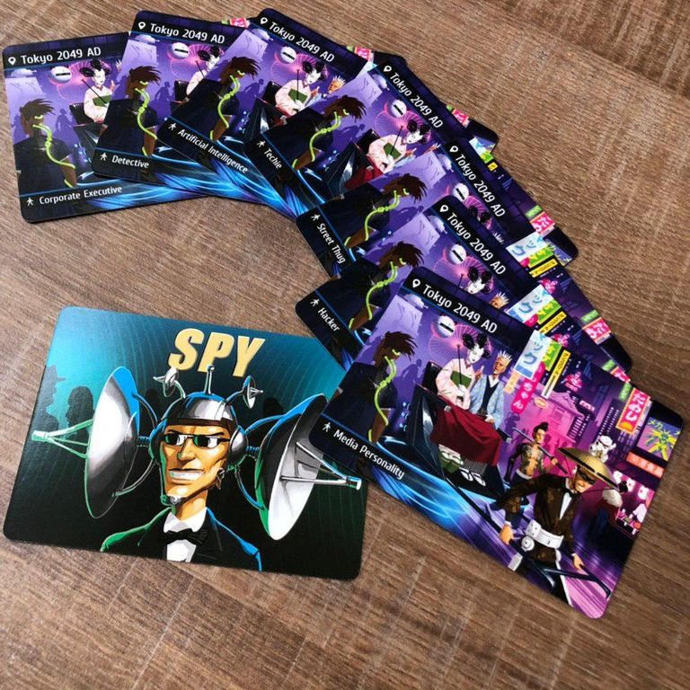 Spyfall: Time Travel cartas