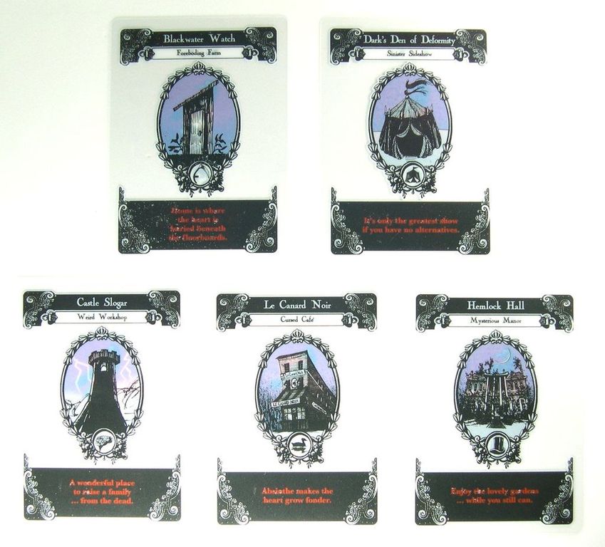 Gloom: Unhappy Homes cards