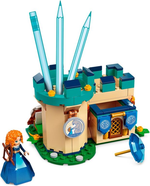 LEGO® Disney Aurora, Merida and Tiana’s Enchanted Creations components