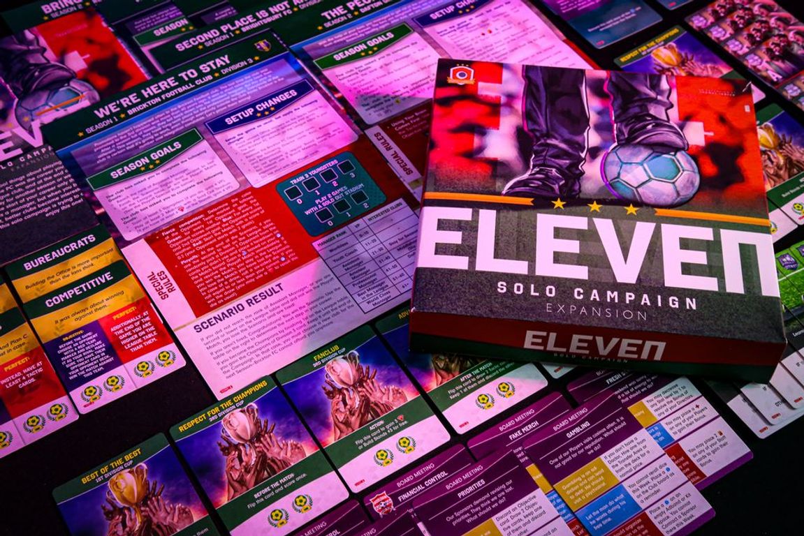 Eleven: Solo Campaign components