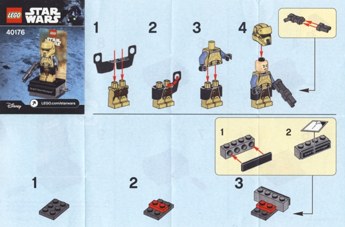 LEGO® Star Wars Scarif Stormtrooper Polybag anleitung