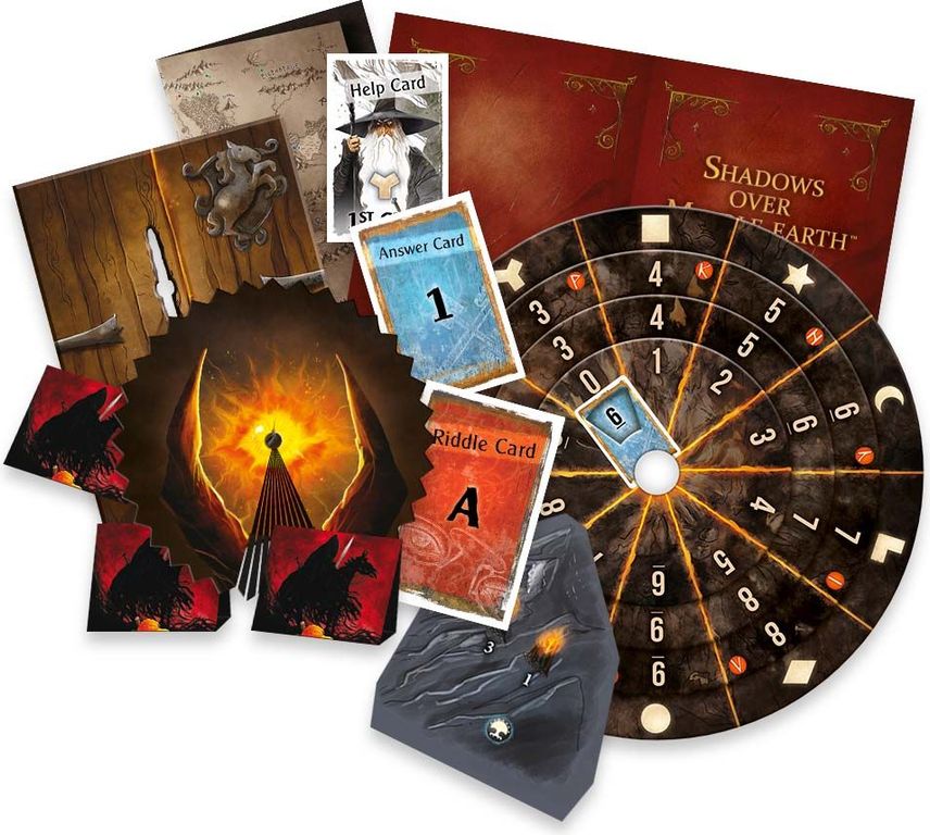 Exit: The Game – The Lord of the Rings – Shadows over Middle-earth components