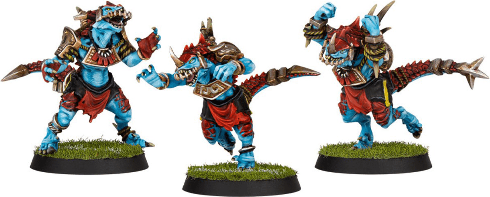 Games Workshop Blood Bowl: Lizardmen Team – Gwaka'moli Crater Gators Miniatures Set