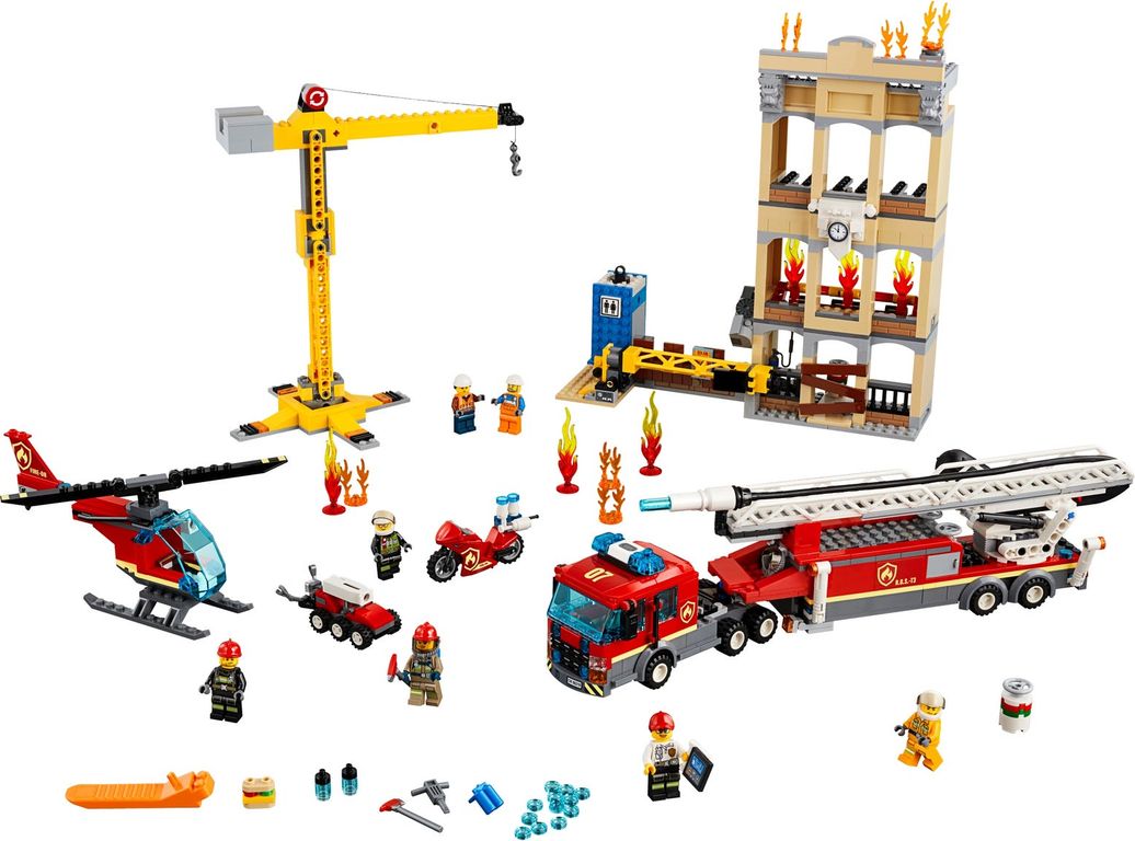 LEGO® City Downtown Fire Brigade components