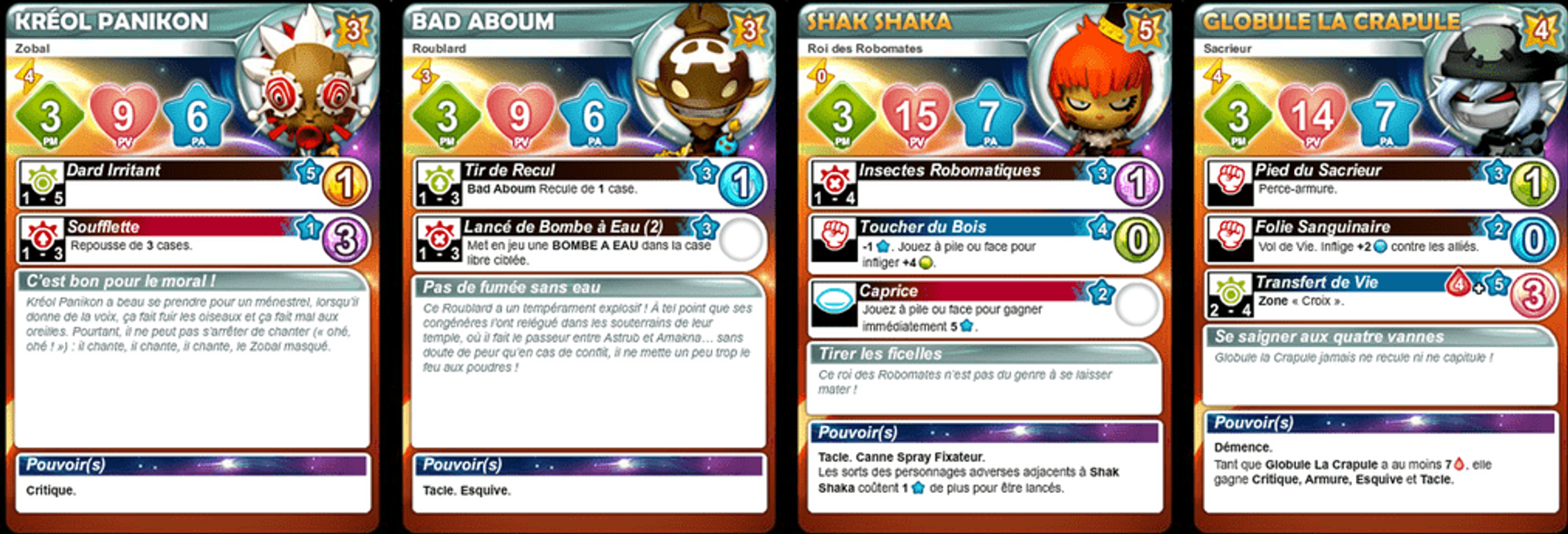Krosmaster: Arena - Shak Attack cards
