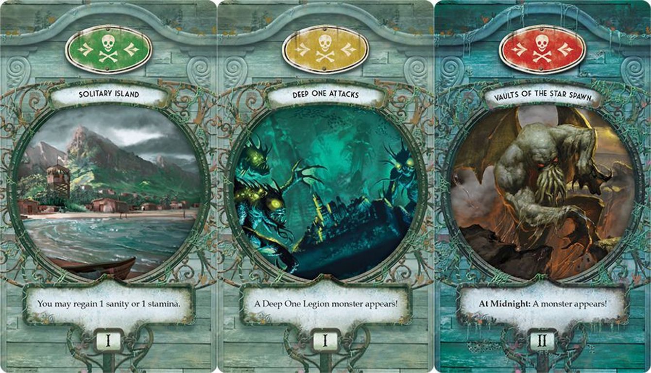 Elder Sign: Omens of the Deep kaarten