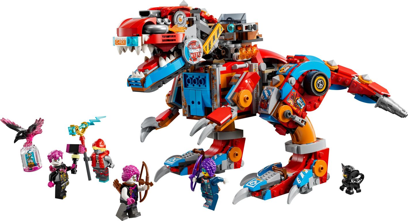 LEGO® DREAMZzz™ Coopers Dino-Mech C-Rex komponenten