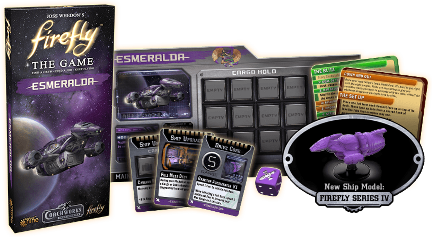 Firefly: The Game - Esmeralda componenten