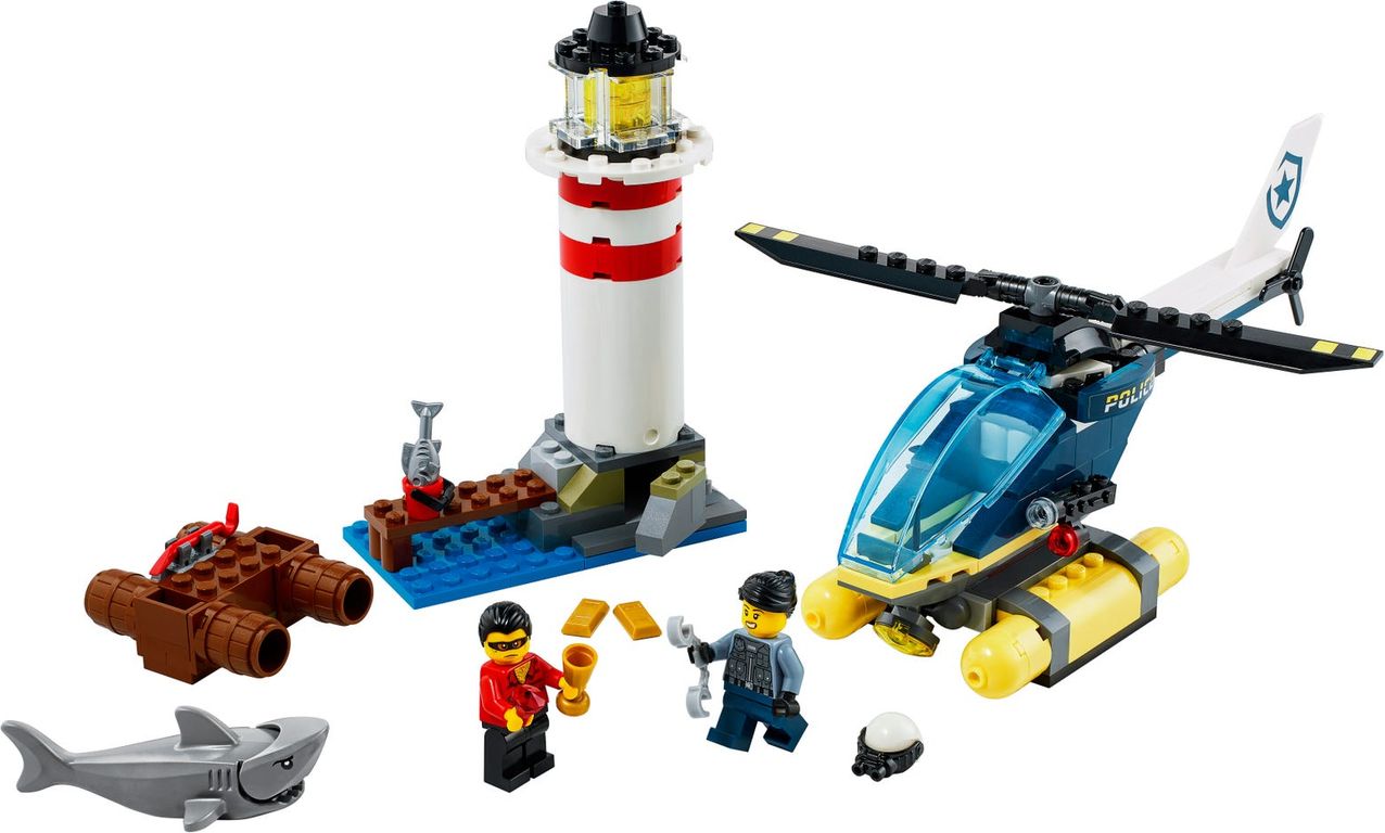 LEGO® City Police Lighthouse Capture components