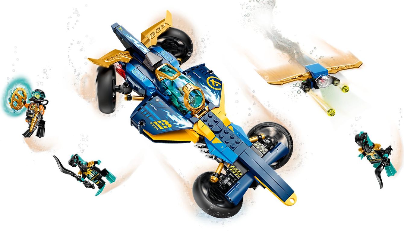 LEGO® Ninjago Submarino Anfibio Ninja jugabilidad