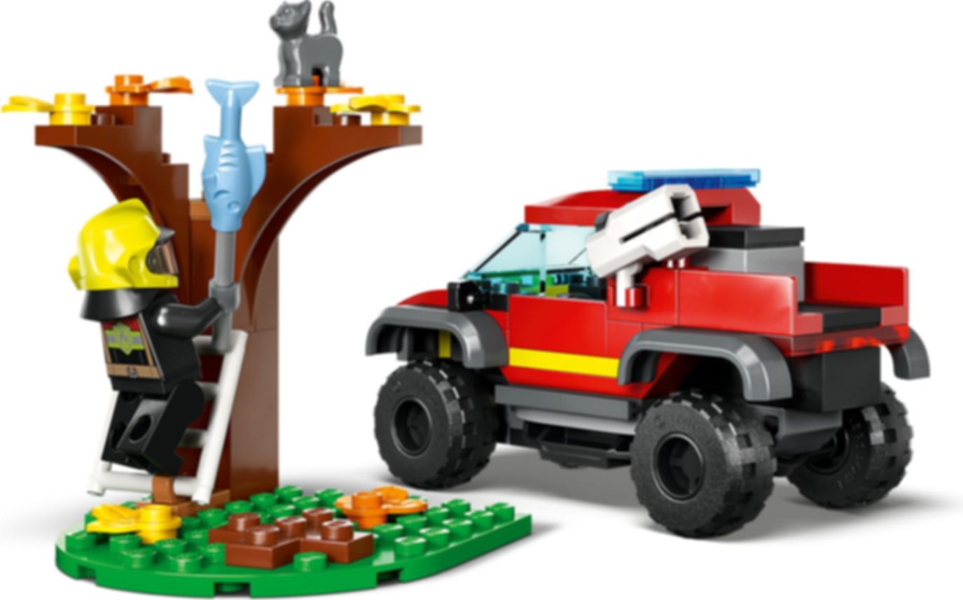 LEGO® City Camión de Rescate 4x4 de Bomberos jugabilidad