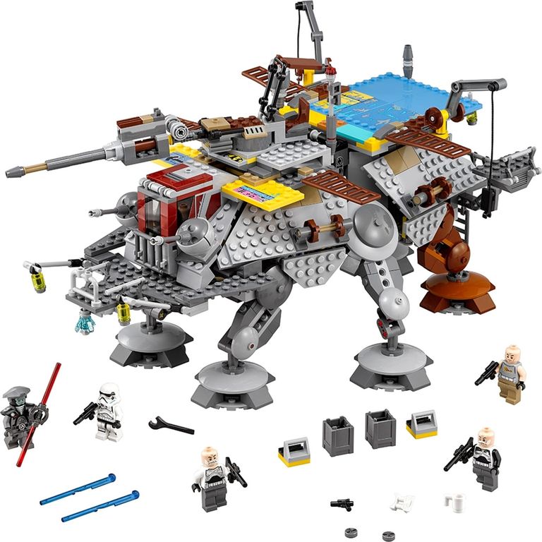 LEGO® Star Wars Captain Rex's AT-TE™ components