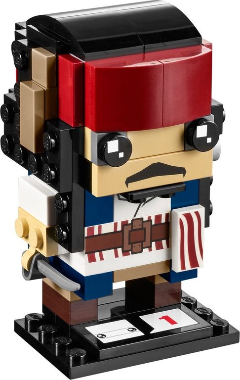 LEGO® BrickHeadz™ Captain Jack Sparrow composants