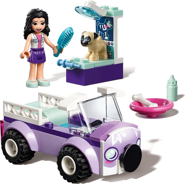 LEGO® Friends Emma's Mobile Vet Clinic components