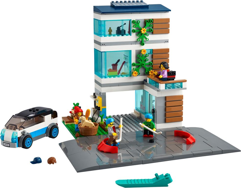 LEGO® City Familiehuis componenten