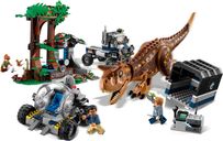 LEGO® Jurassic World Huida del Carnotaurus en la girosfera jugabilidad