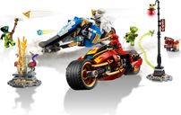 LEGO® Ninjago Kai's Blade Cycle & Zane's Snowmobile gameplay