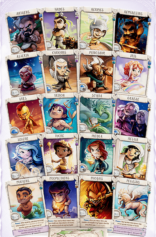 Santorini: Riddle of the Sphinx cards