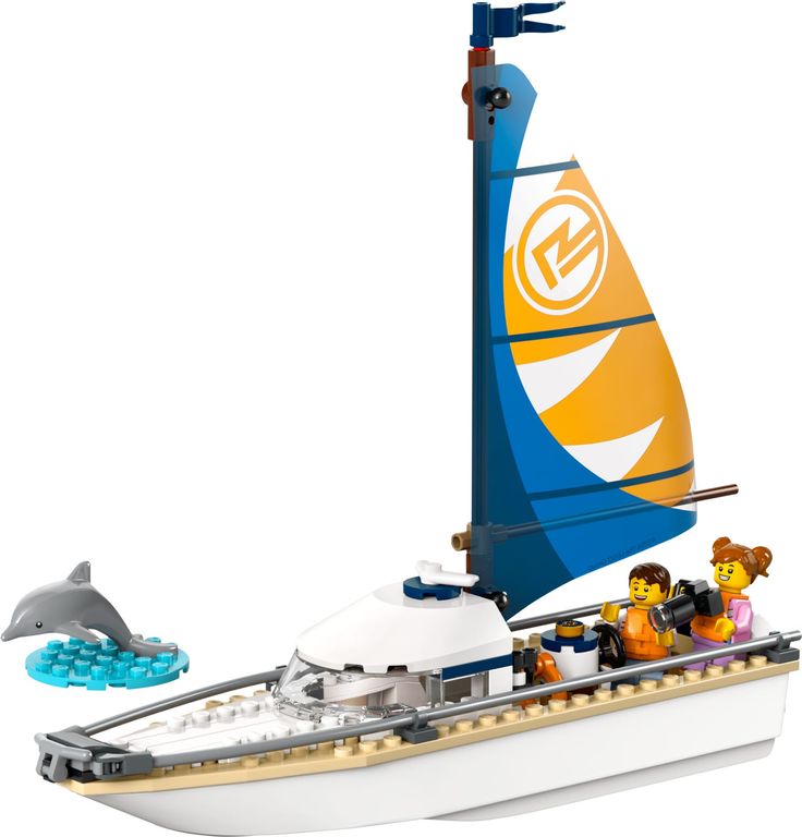 LEGO® City Sailboat components